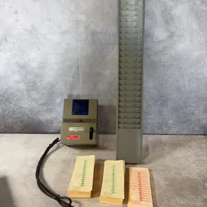 Lathem Heavy Duty Time Recorder w/ Time Sheets & Organizer