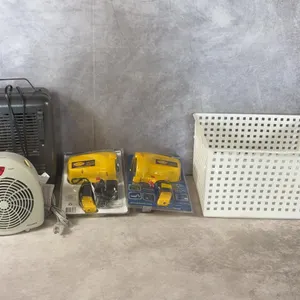 (2) American Tool Exchange Rechargeable Spotlights -NIB & Intertek Heater -Model DQ1711 & Model HF-0003