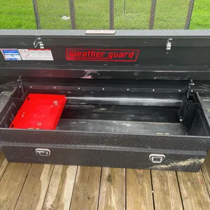 Weather Guard Aluminum Saddle Truck Toolbox -Model 121-52-03