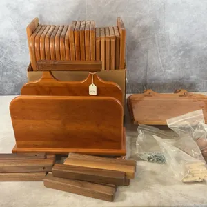 Wooden Magazine Racks -13” Tall -Lots Unassembled