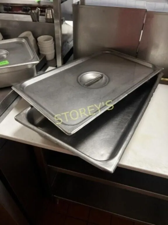 Full Size, 4" S/S Insert w/ Lid