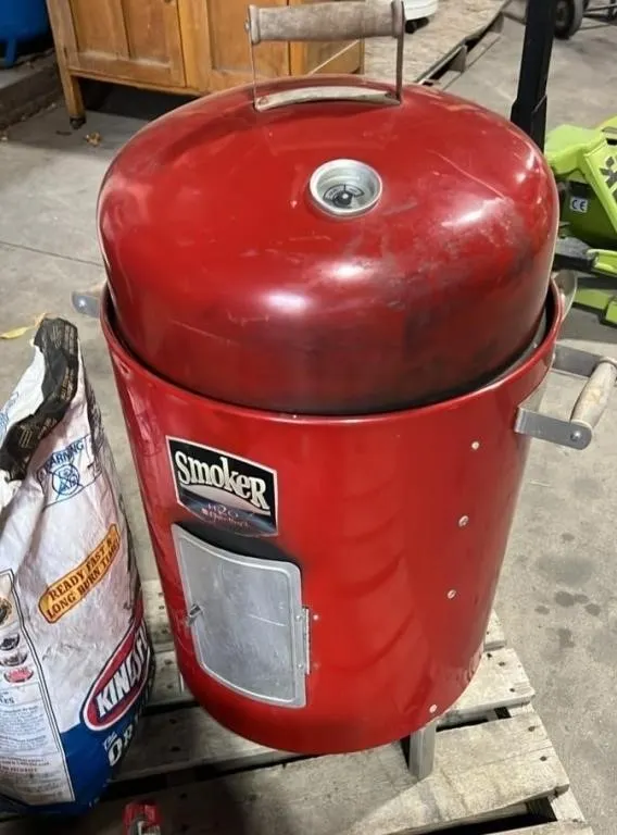 Charcoal Smoker. #C.