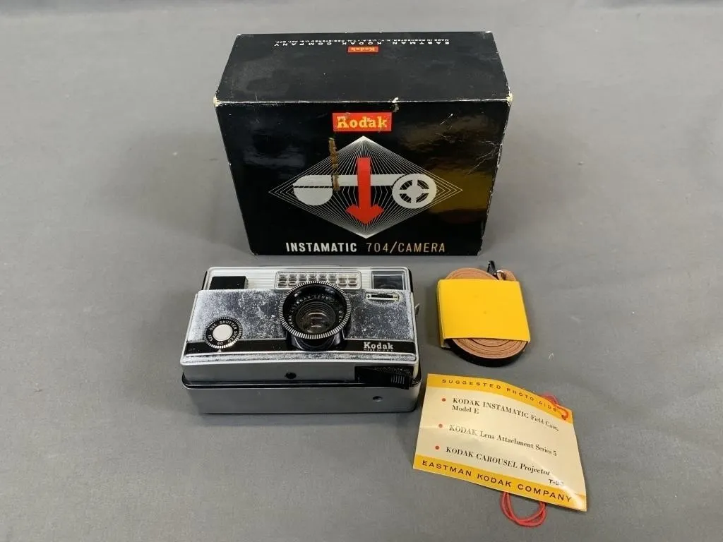 Boxed Vintage Kodak Instamatic 704 Camera