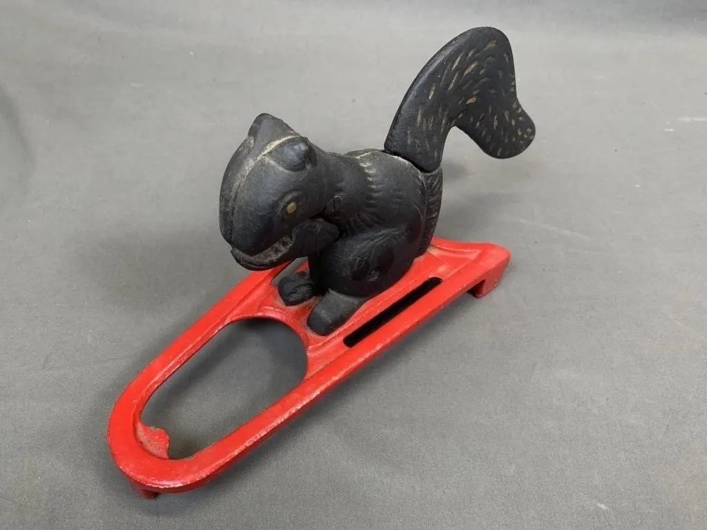 Early Original Paint Squirrel Nutcracker