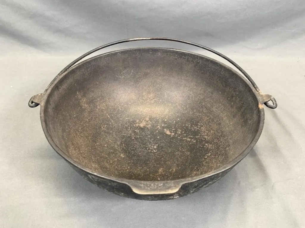 19th C Cast Iron Pot