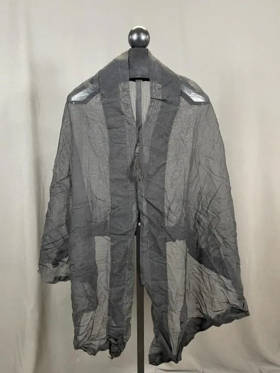 19th C Black Sheer Cape