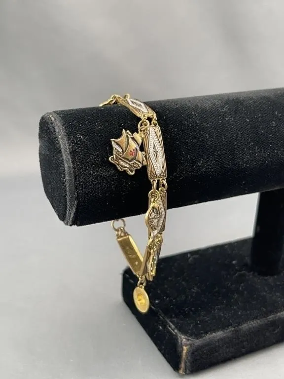 Damascene Gold & Silver Plated Bracelet