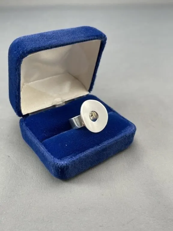 Sterling Silver Modernist Ring