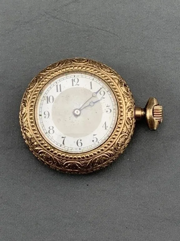 C1900 Ladies Open Face Pocket Watch