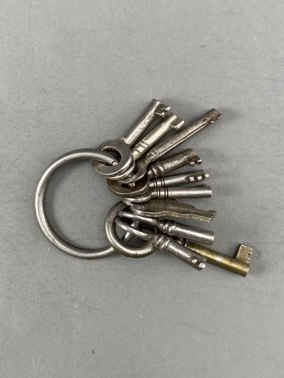 Grouping of Antique Furniture Keys
