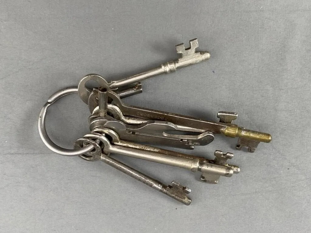 Grouping of Antique Skeleton Keys