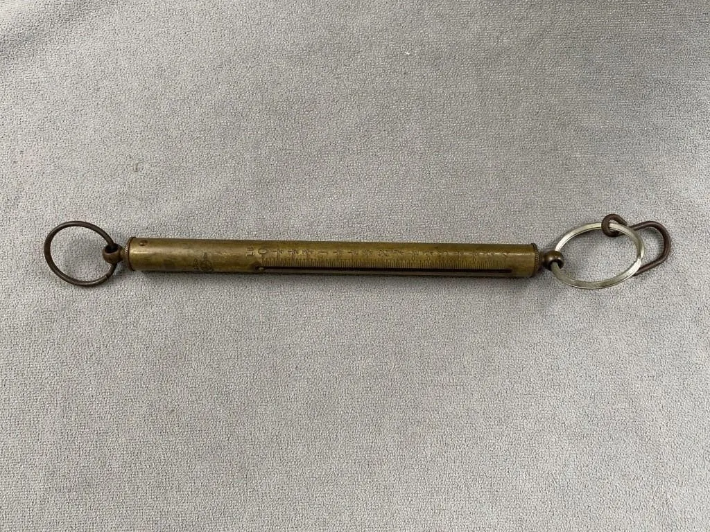 Antique Brass Salter Weigh Scale