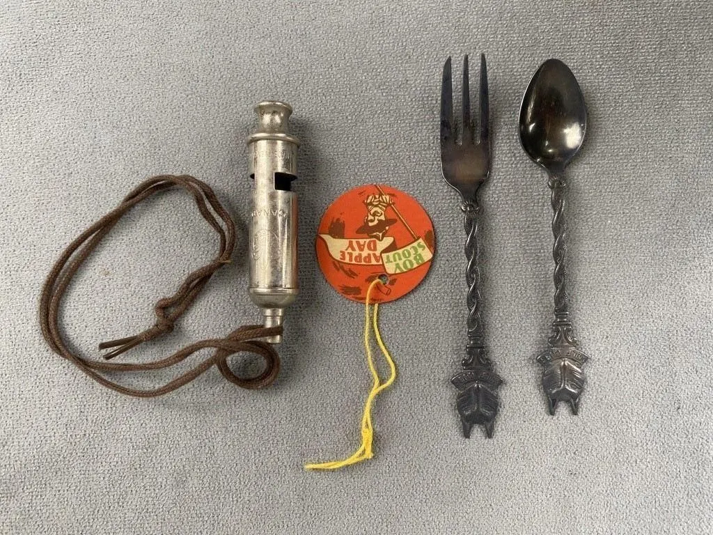 Vintage Grouping of Boy Scout Items