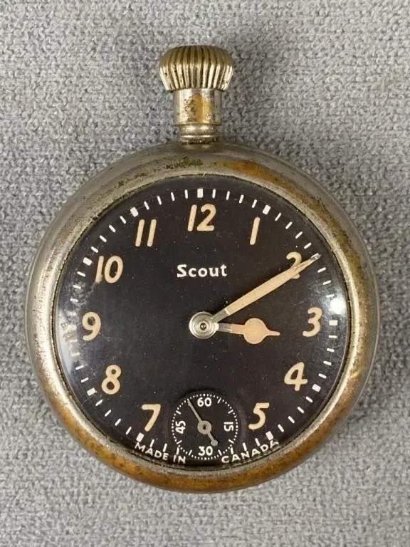 Vintage Boy Scout Pocket Watch