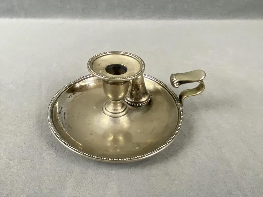 19th C Candle Stick Holder w Snuffer