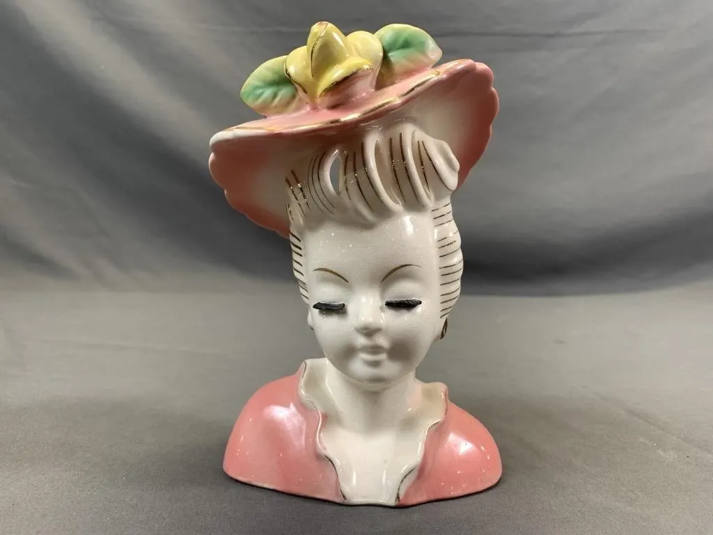 Vintage Japan Head Vase