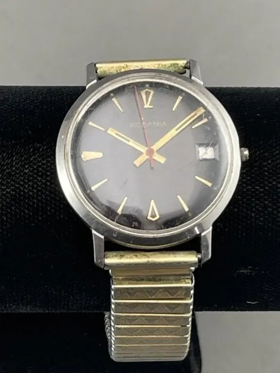 Vintage Rodania Time & Date Automatic Watch