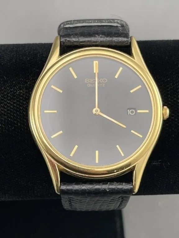 Vintage Seiko Quartz Time & Date Watch