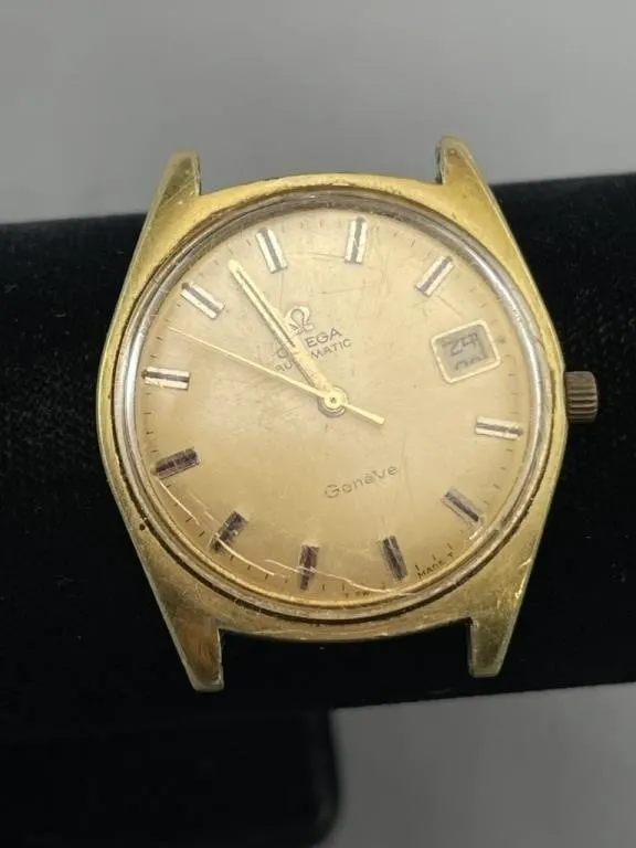 Vintage Omega Geneve Time & Date Automatic Watch