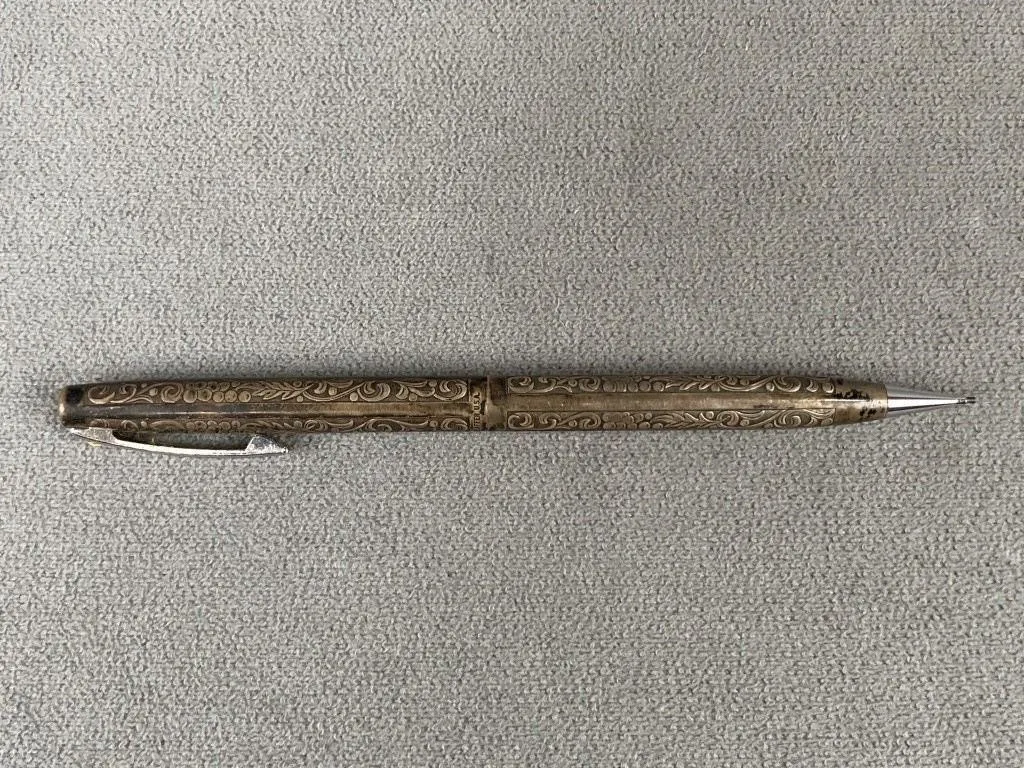 Vintage Sterling Silver Sheaffer Ballpoint Pen