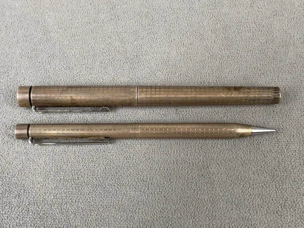 Vintage Sterling Targa Sheaffer Pen & Pencil Set