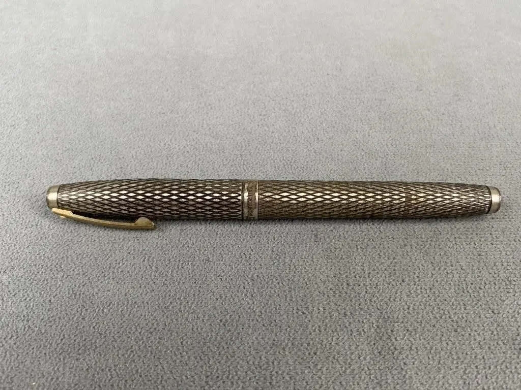 Vintage Sterling Silver & 14K Sheaffer USA Fountai