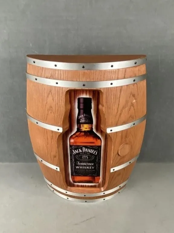 Jack Daniels Half Barrel Light Up Advertising