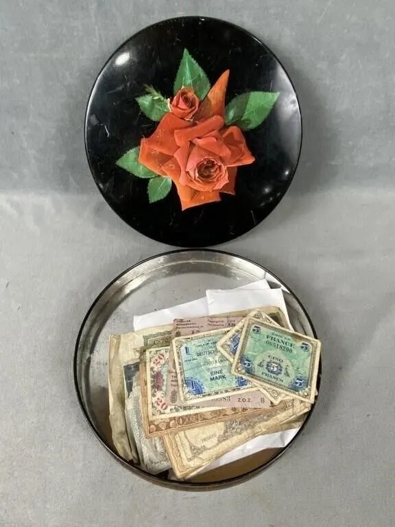 Money Collected by Canadian WWII Soldier