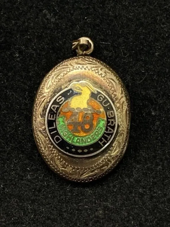 48th Highlanders Canada Reserve Infantry Locket