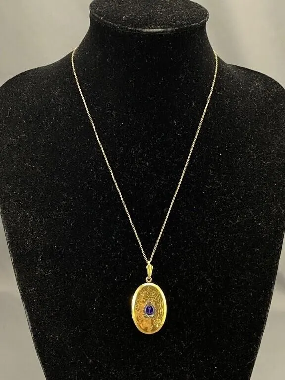 WWII GF RCNVR Sweetheart Locket & Chain