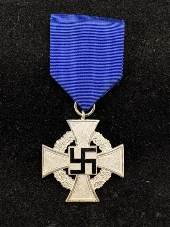 WWII Third Reich 25 Yr Faithful Service Medal