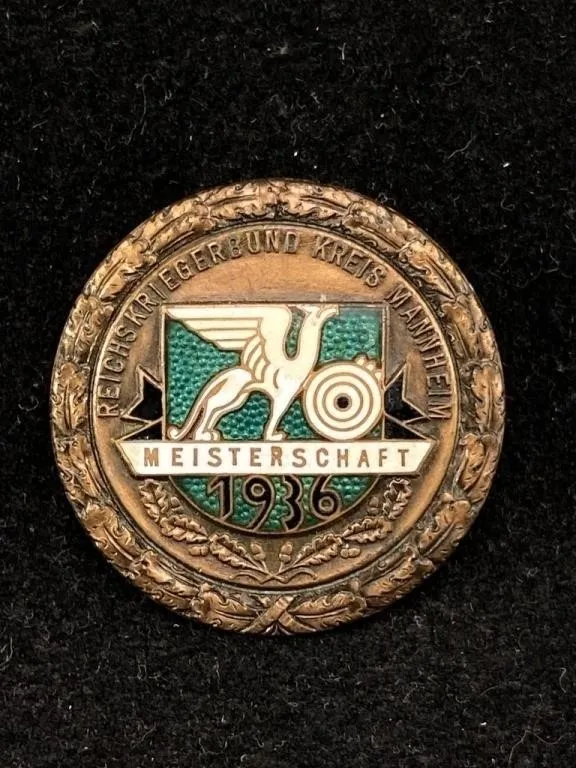 1936 Hitler Era Commemorative Shooting Badge