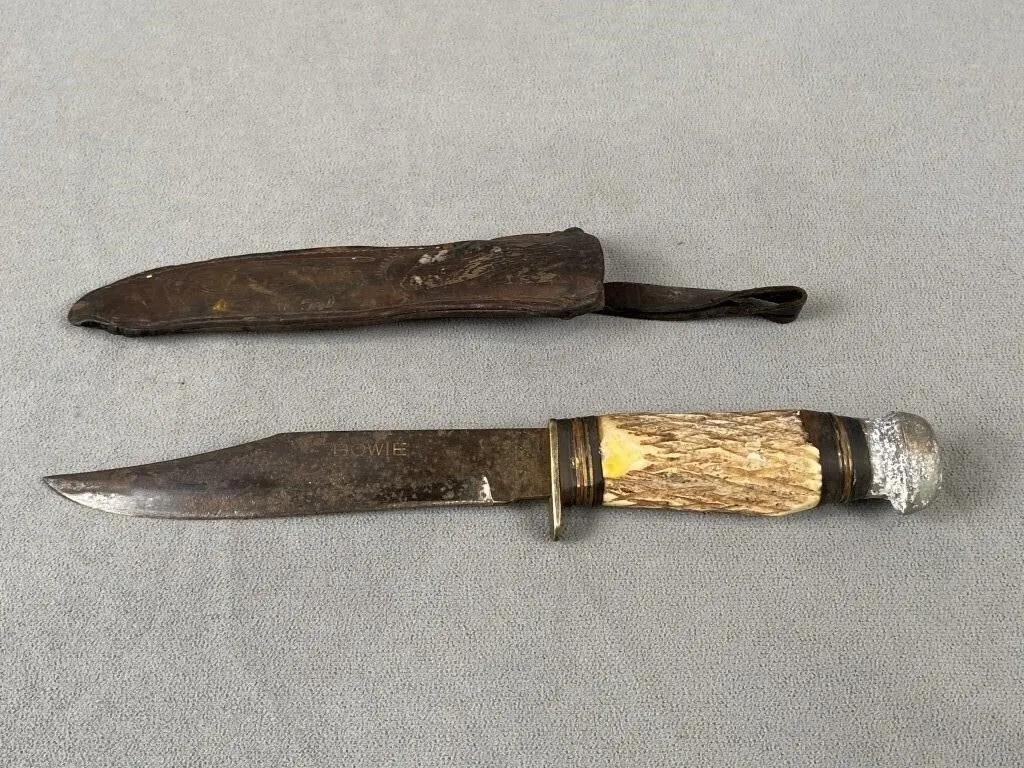 Vintage German Skinning Knife w Original Scabbard