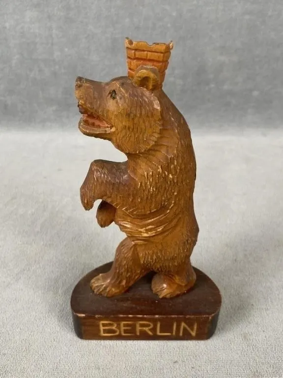 Berlin Ontario Carved Wooden Bear