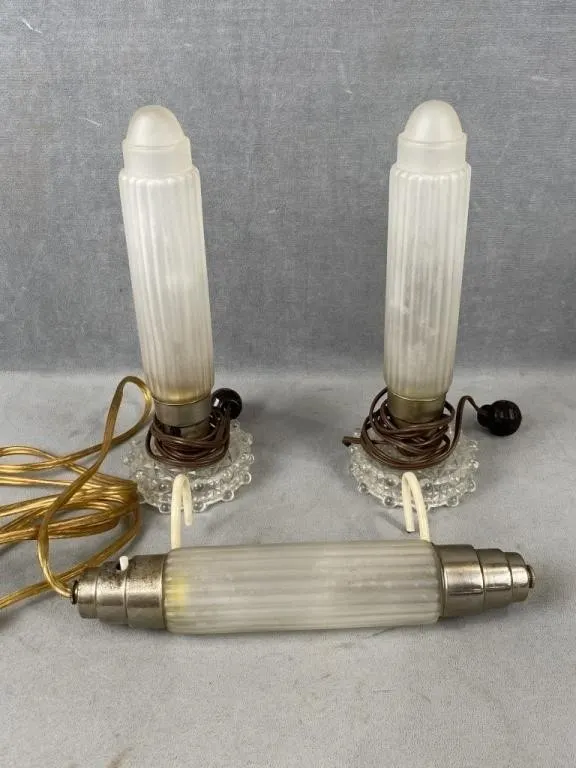 3 Piece Deco Boudoir Lamp Set