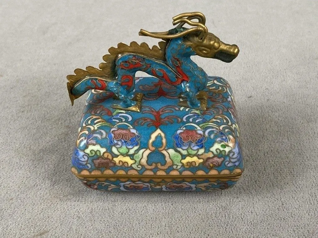 Vintage Cloisonn� Music Box