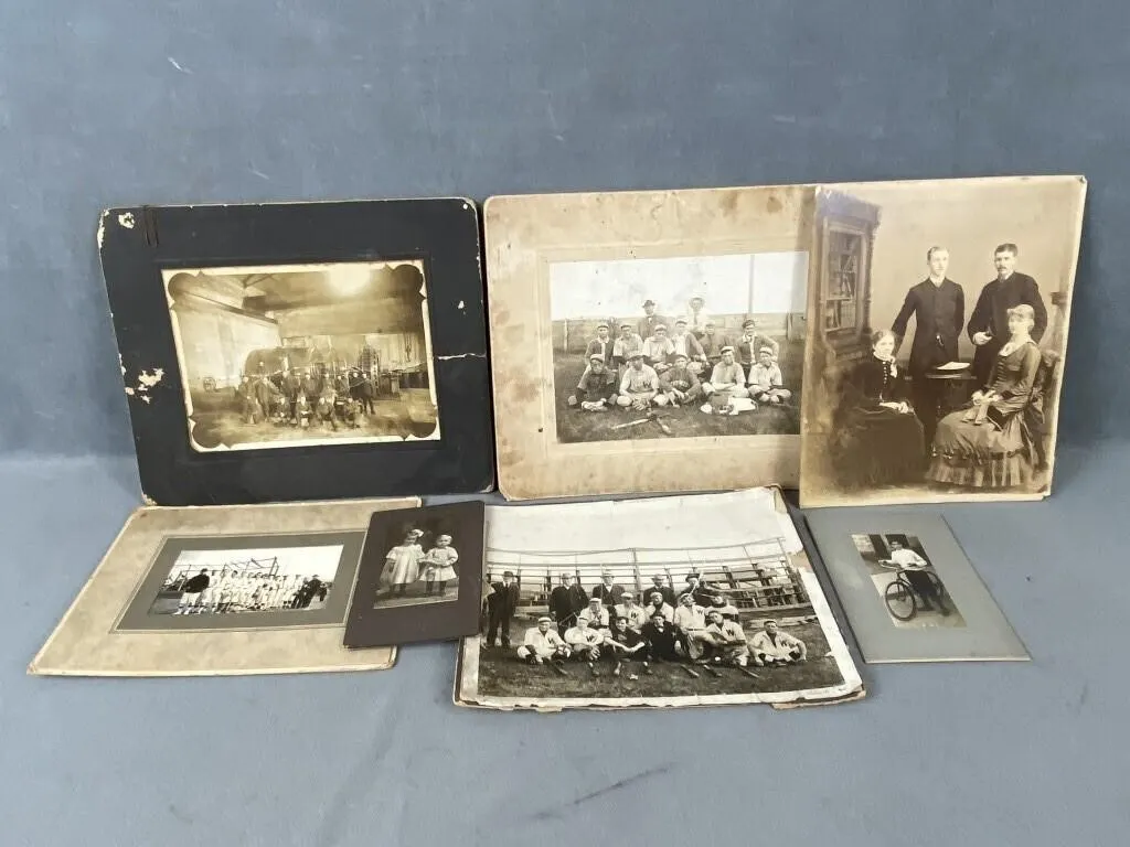 Grouping of Early Antique Photos