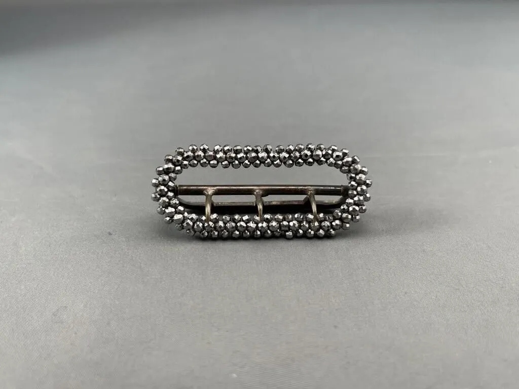 Victorian Cut Steel Sash Buckle