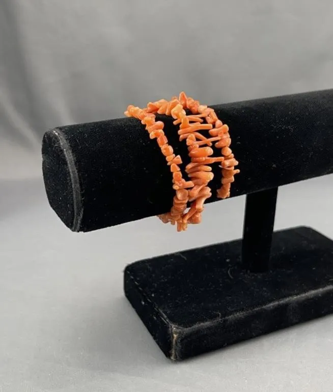 Vintage Stick Coral Bracelet