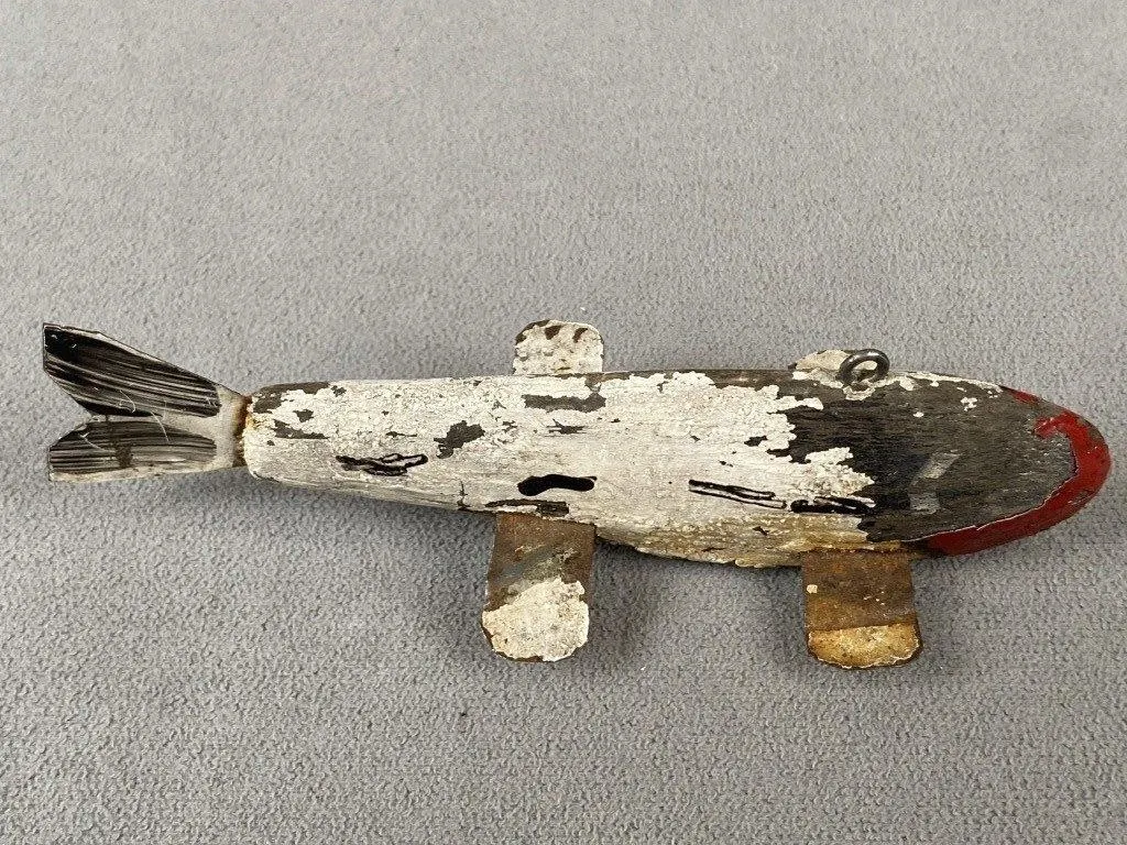 Early Lake Simcoe Wooden Fish Decoy