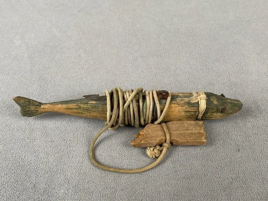 Early Lake Simcoe Wooden Fish Decoy