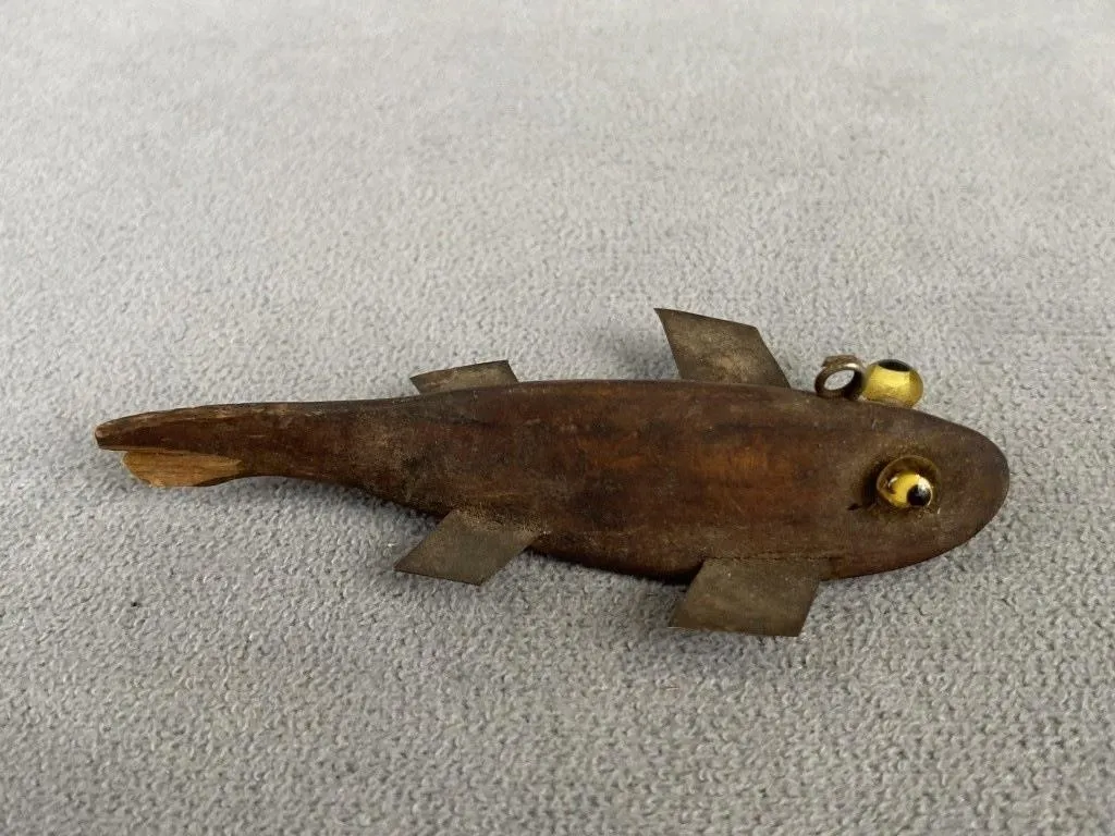 Early Lake Simcoe Wooden Fish Decoy