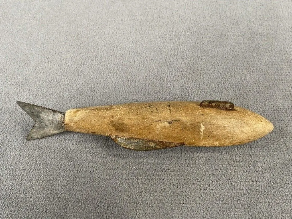 Early Lake Simcoe Wooden Fish Decoy