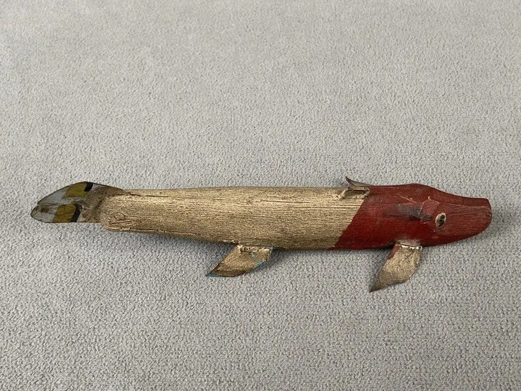 Early Lake Simcoe Wooden Fish Decoy