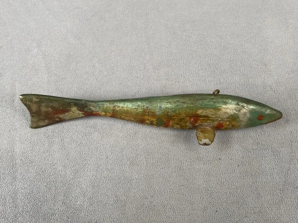 Early Lake Simcoe Wooden Fish Decoy