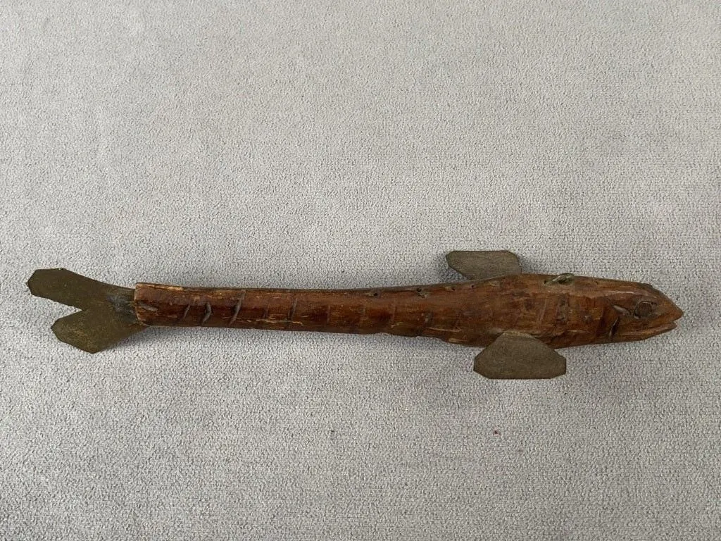 Early Lake Simcoe Wooden Fish Decoy