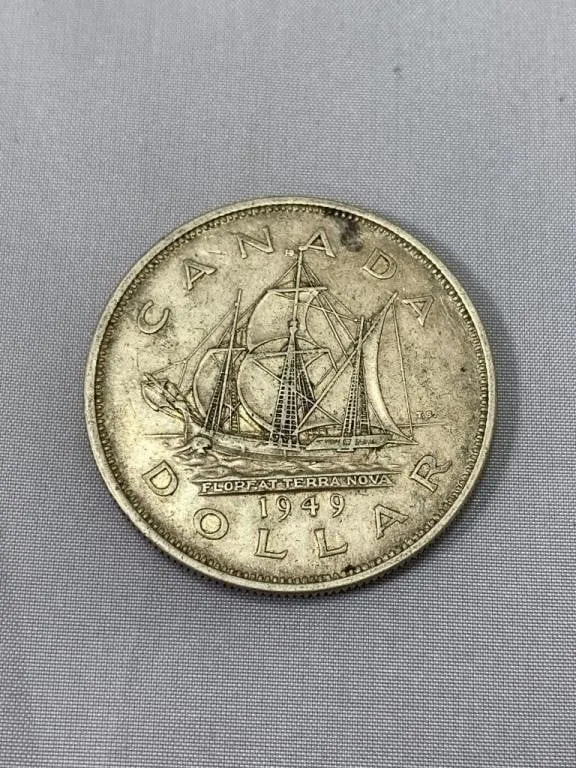 1949 Canadian Silver Dollar