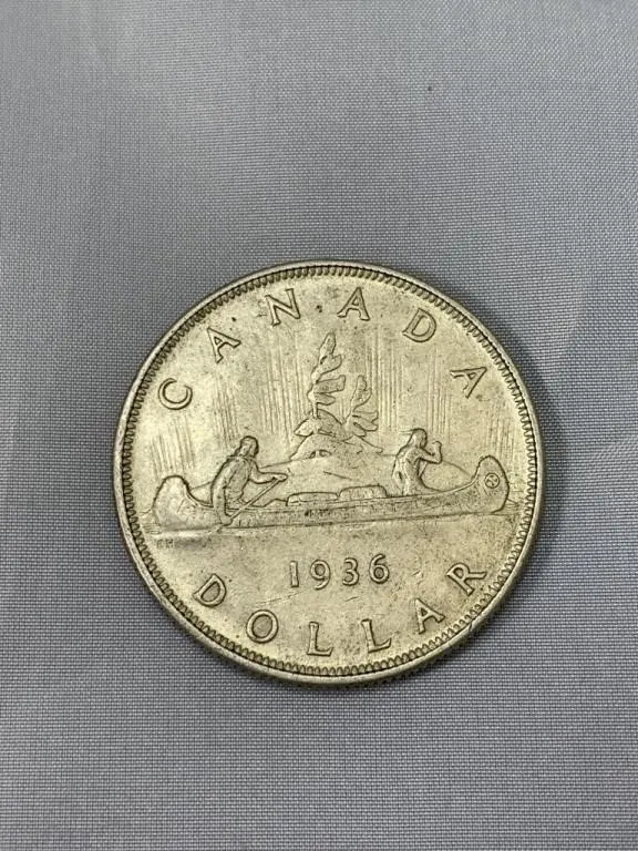 1936 Canadian Silver Dollar