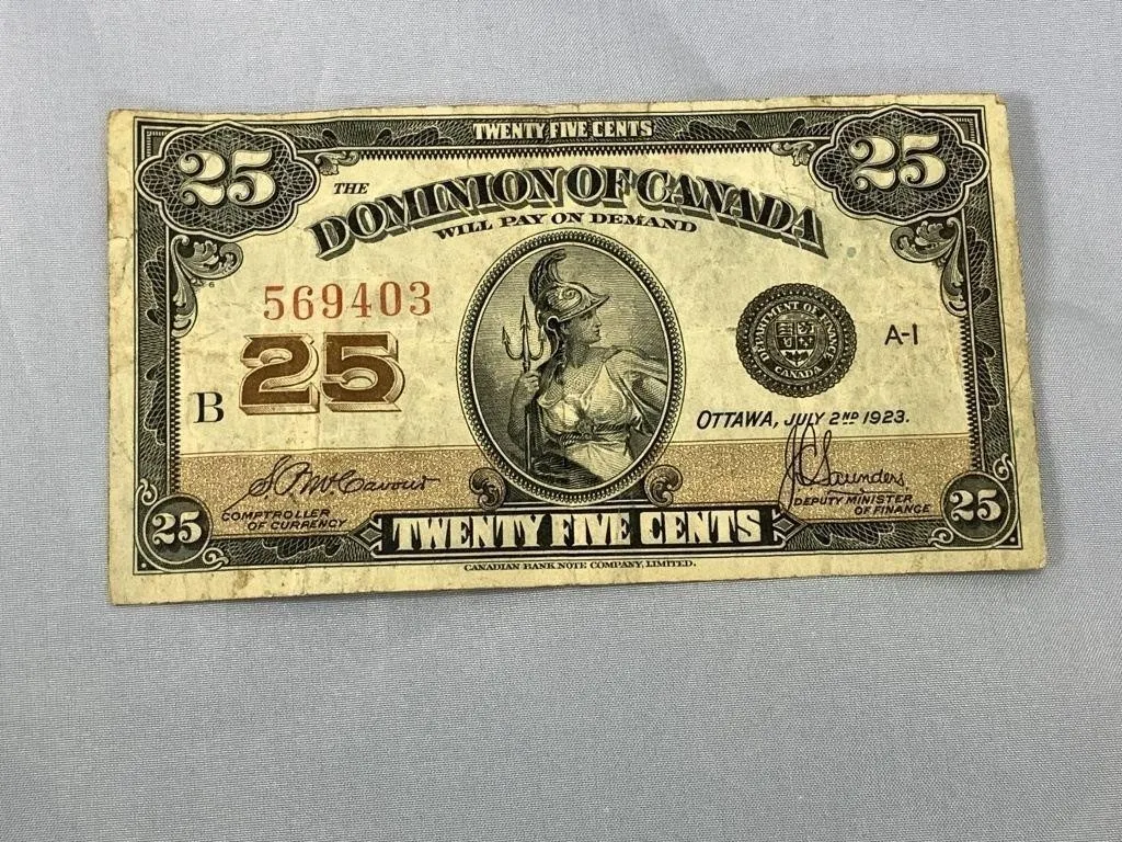 1923 Dominion of Canada Shinplaster