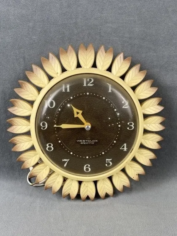 Westclox 1950s Kitchen Clock